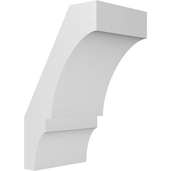 Ekena Millwork 5-in. W x 6-in. D x 10-in. H Balboa Architectural Grade PVC Knee Brace BRCP05X06X10BOA - main